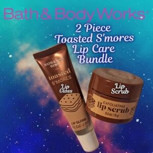 Bath & Body Works Toasted S’Mores New 2 Piece Lip Care Set